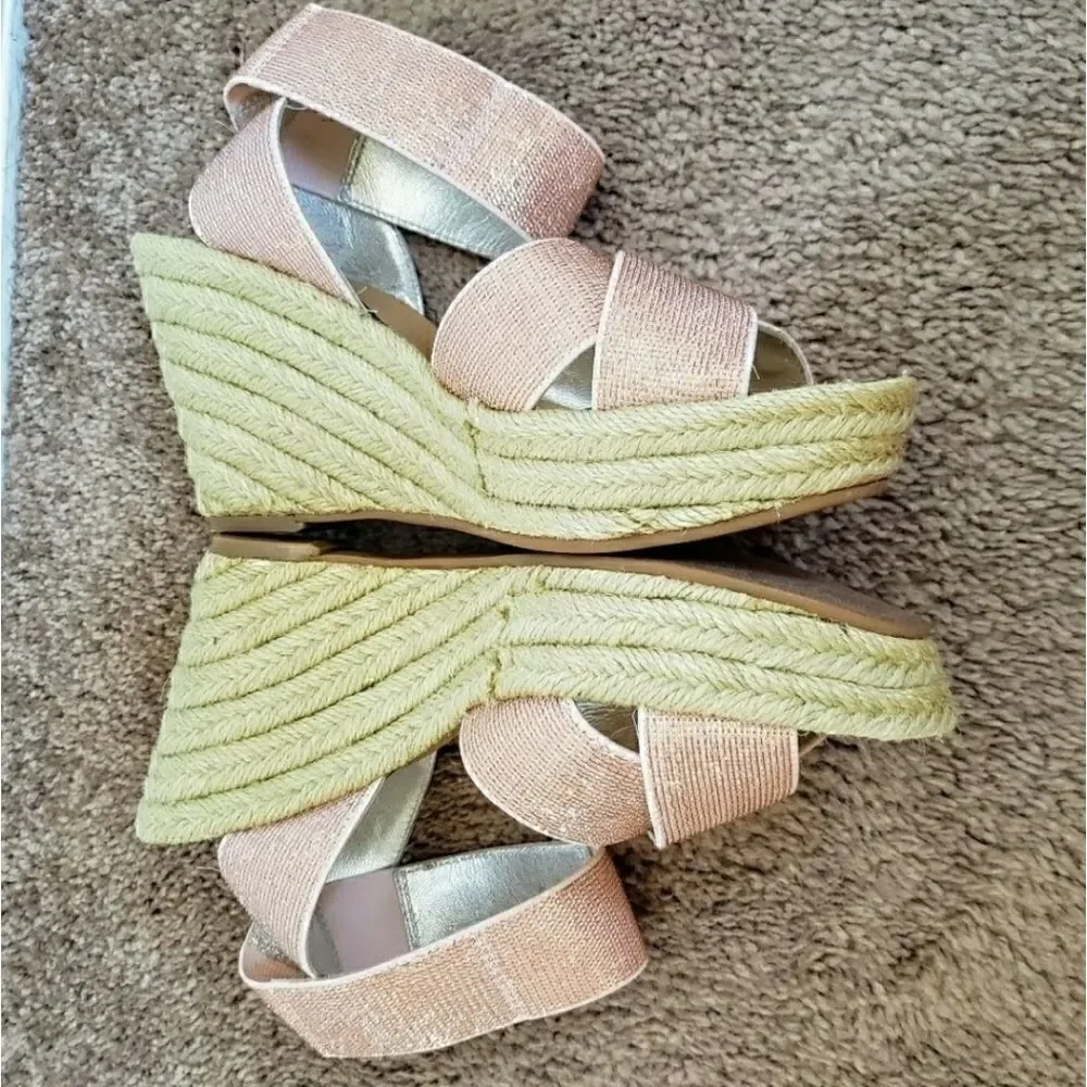 Belle Sigerson Morrison Strappy Wedge Sandals 6.5